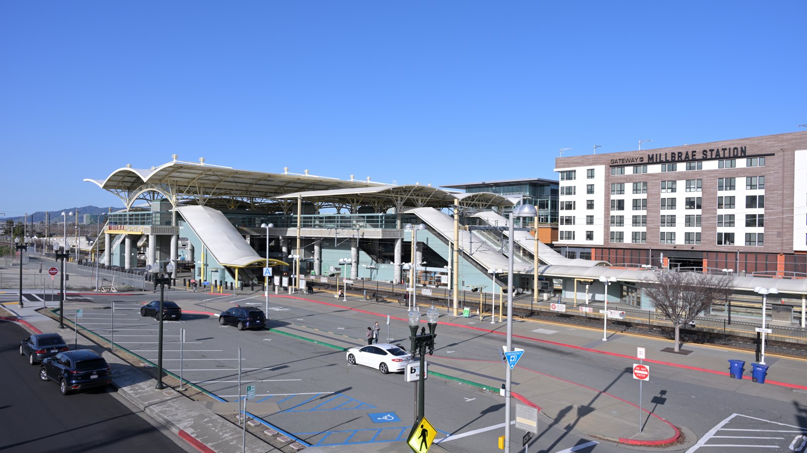 Millbrae station, where BART meets Caltrain
