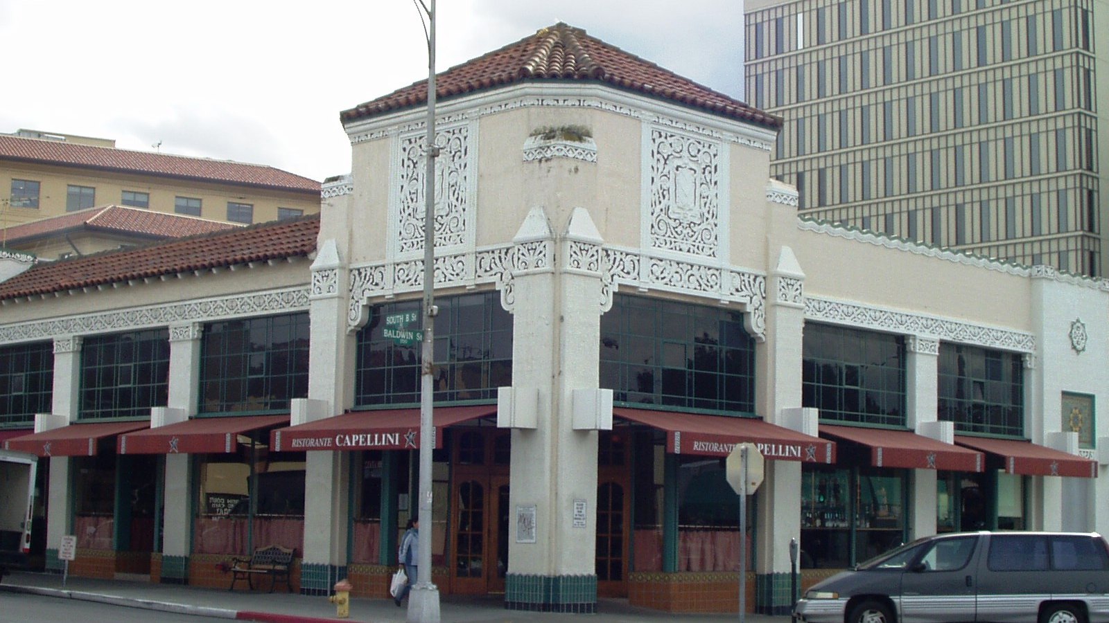 A downtown San Mateo street corner